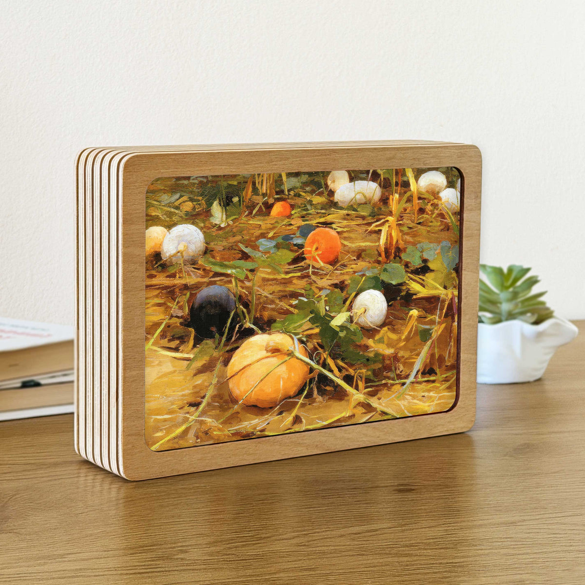 Art lamp "Pumpkins by Mykola Pymonenko"