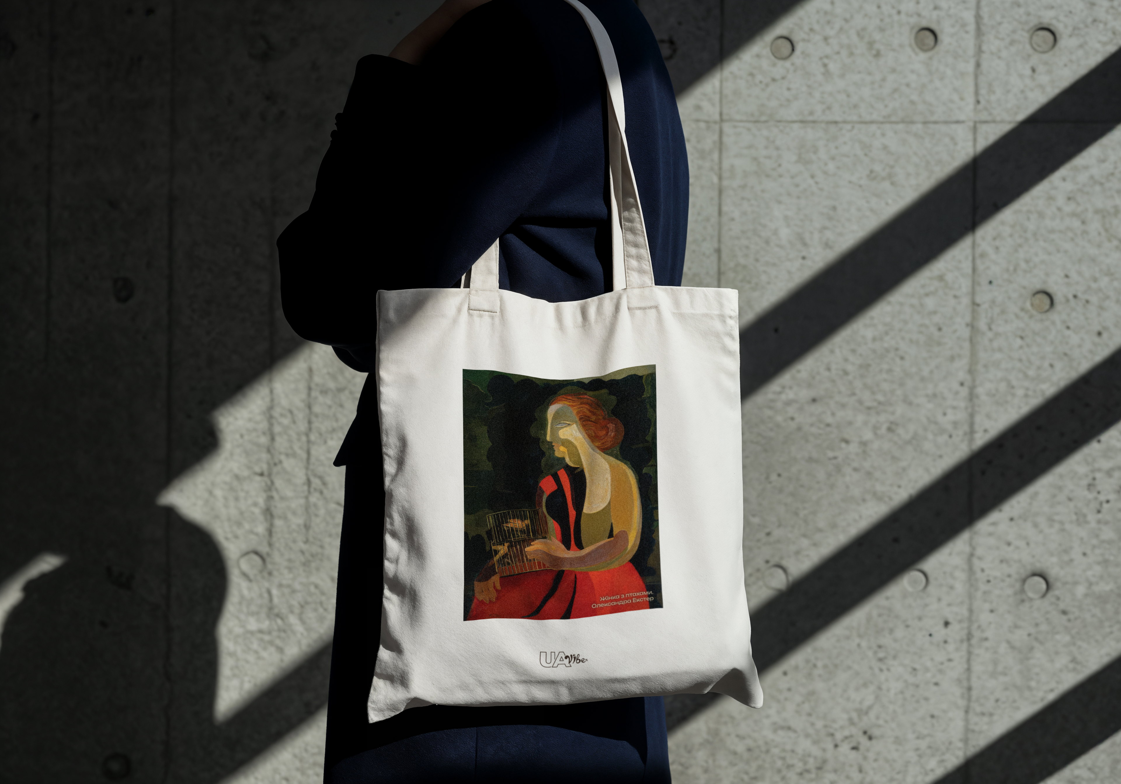 Tote Bag "Woman with Birds. Oleksandra Ekster"