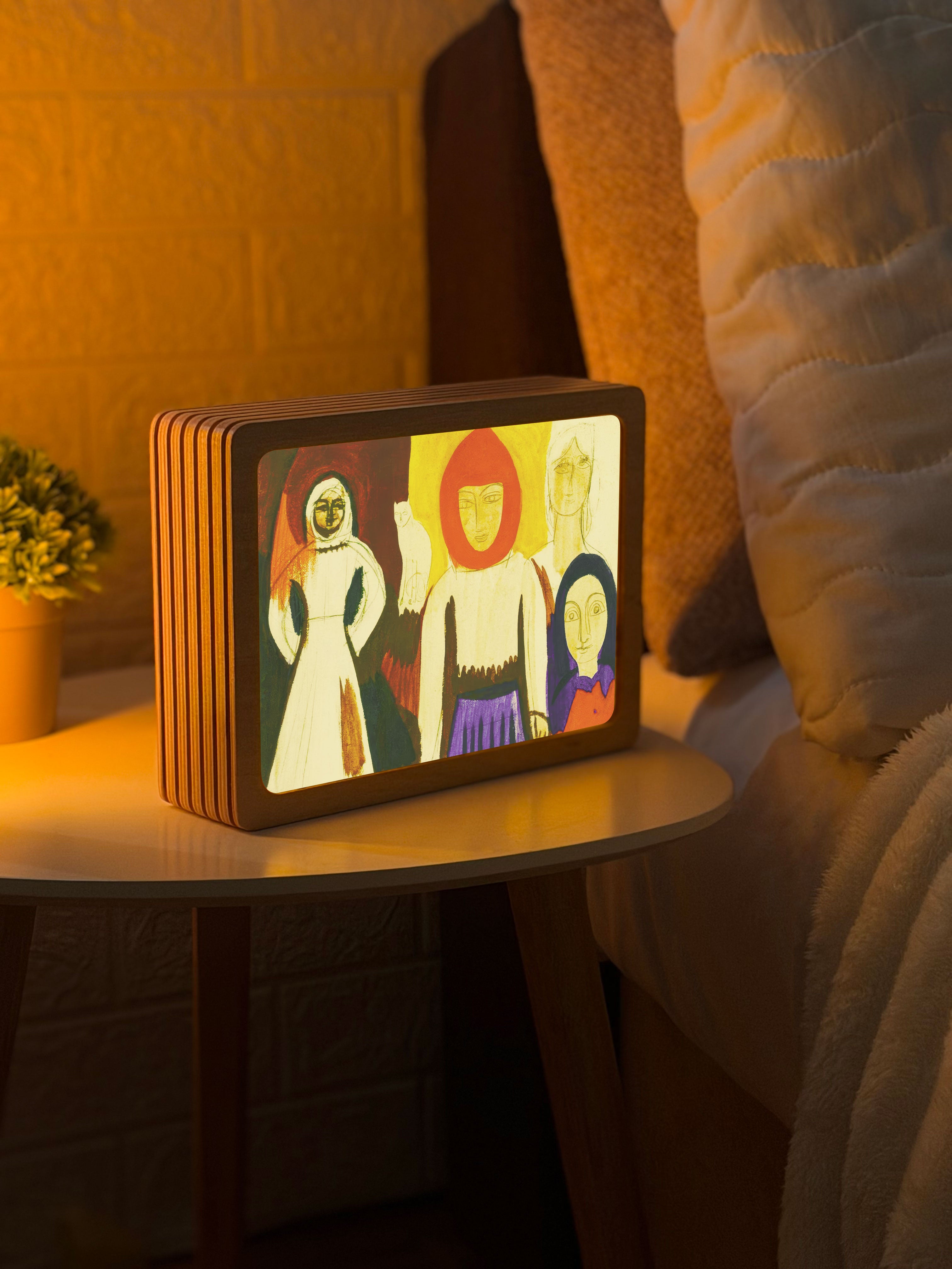 Art Lamp "Four Women and a Cat. Mykhailo Boichuk"