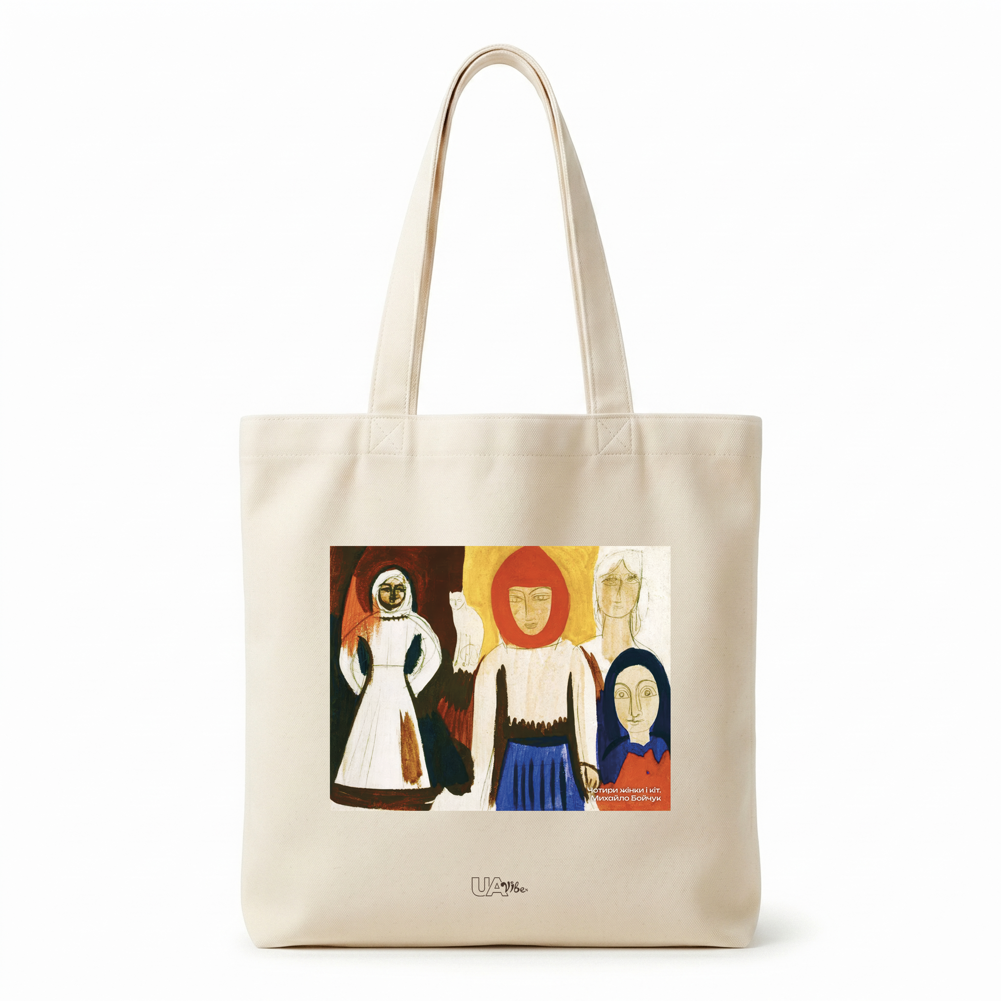 Tote Bags "Four Women and a Cat. Mykhailo Boichuk"