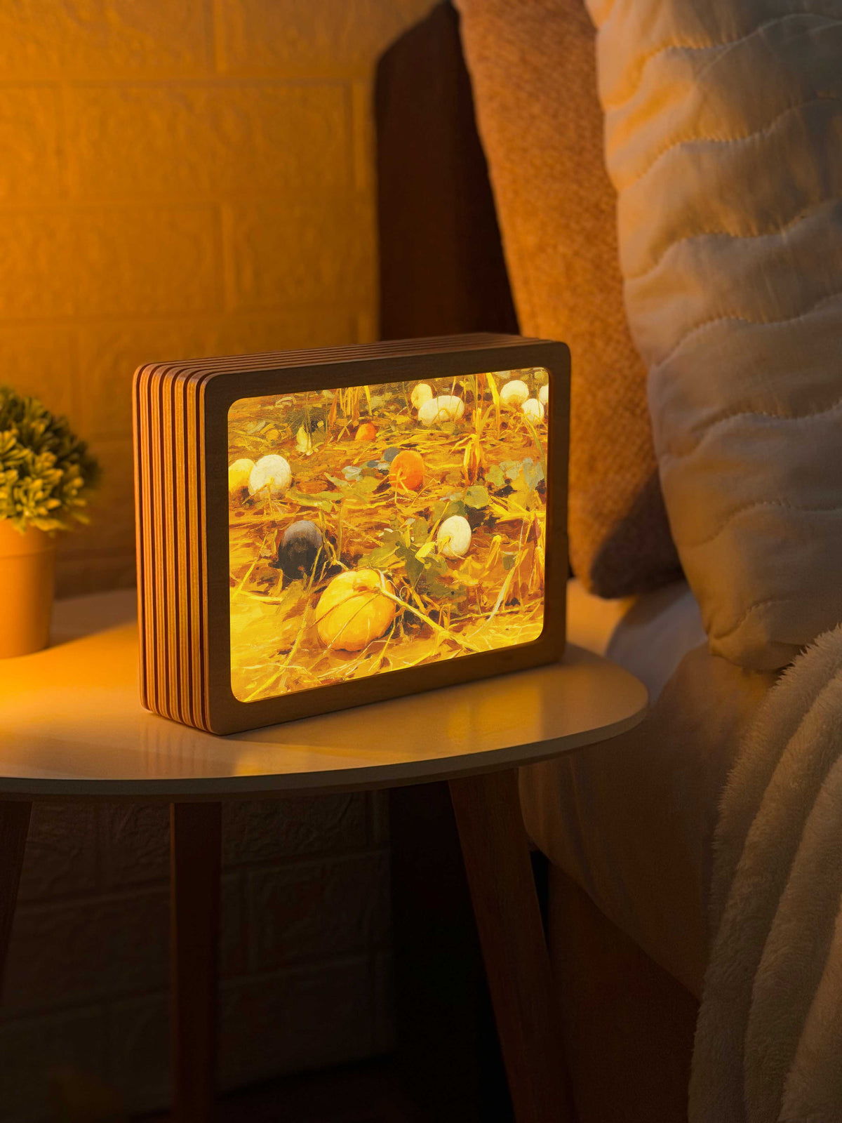 Art lamp "Pumpkins by Mykola Pymonenko"