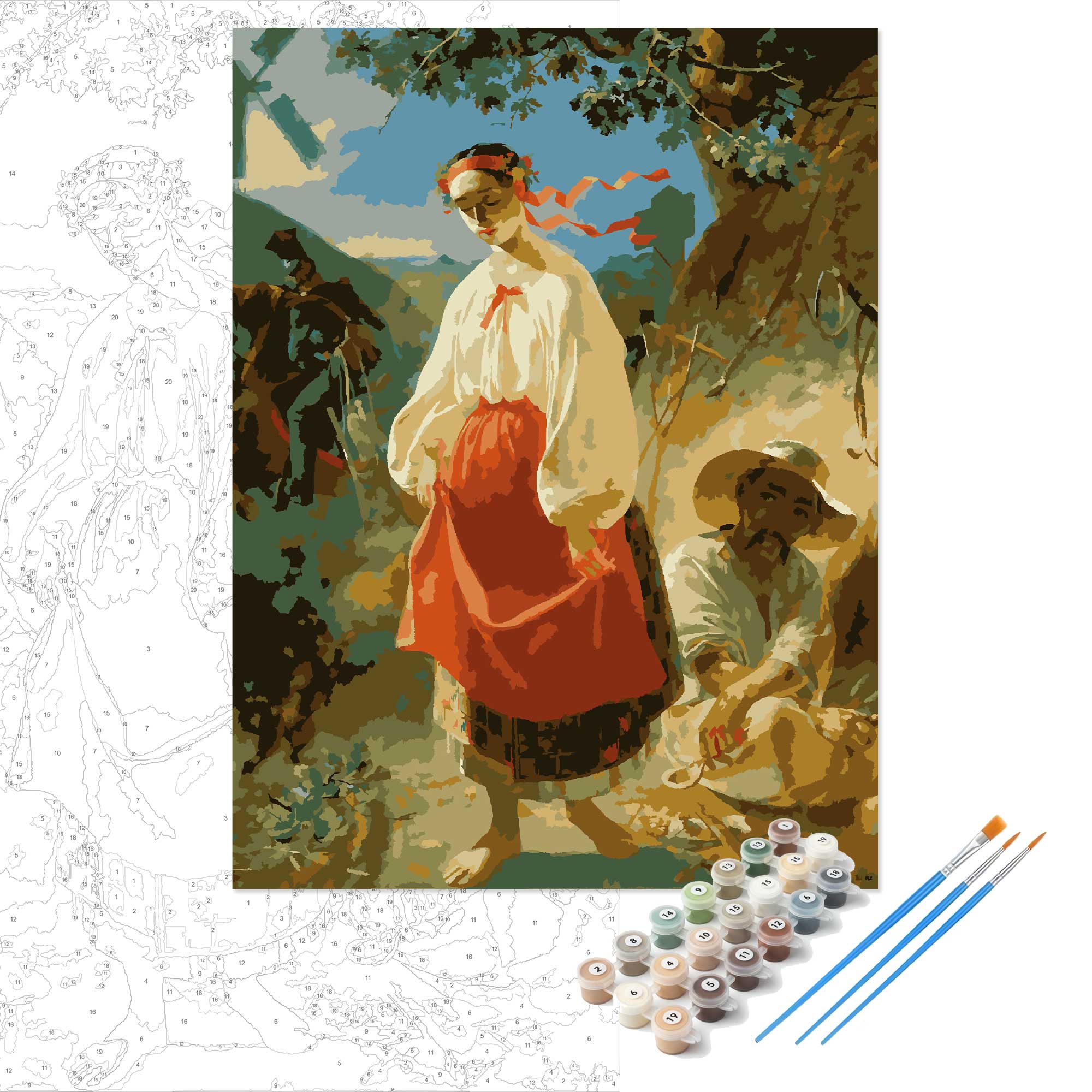 Paint by Numbers "Kateryna. Taras Shevchenko"