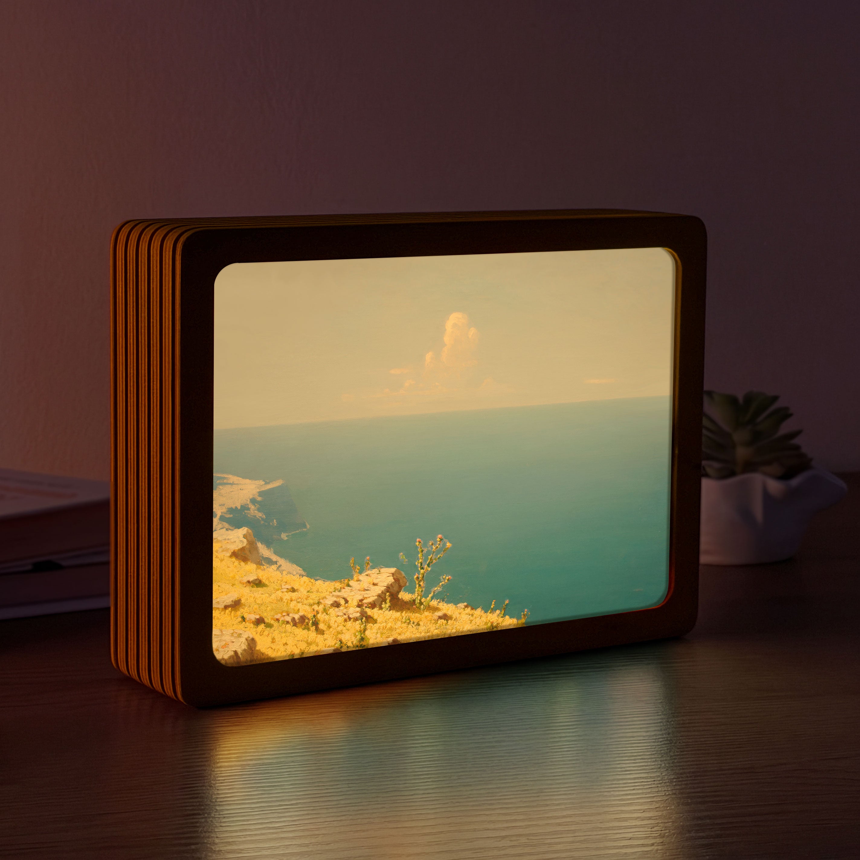 Art lamp "The Sea. Crimea by Arkhyp Kuindzhi"