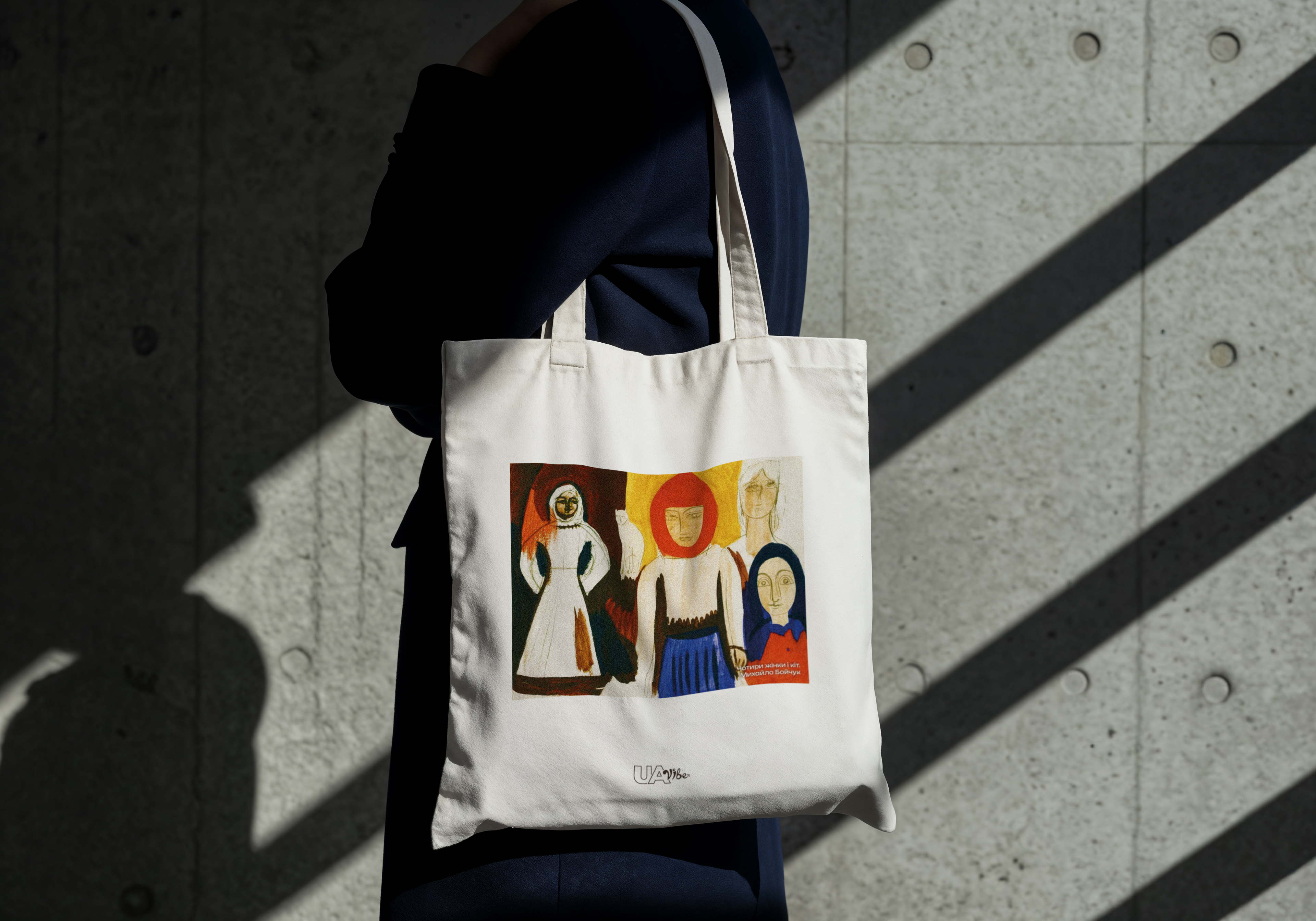 Tote Bags "Four Women and a Cat. Mykhailo Boichuk"