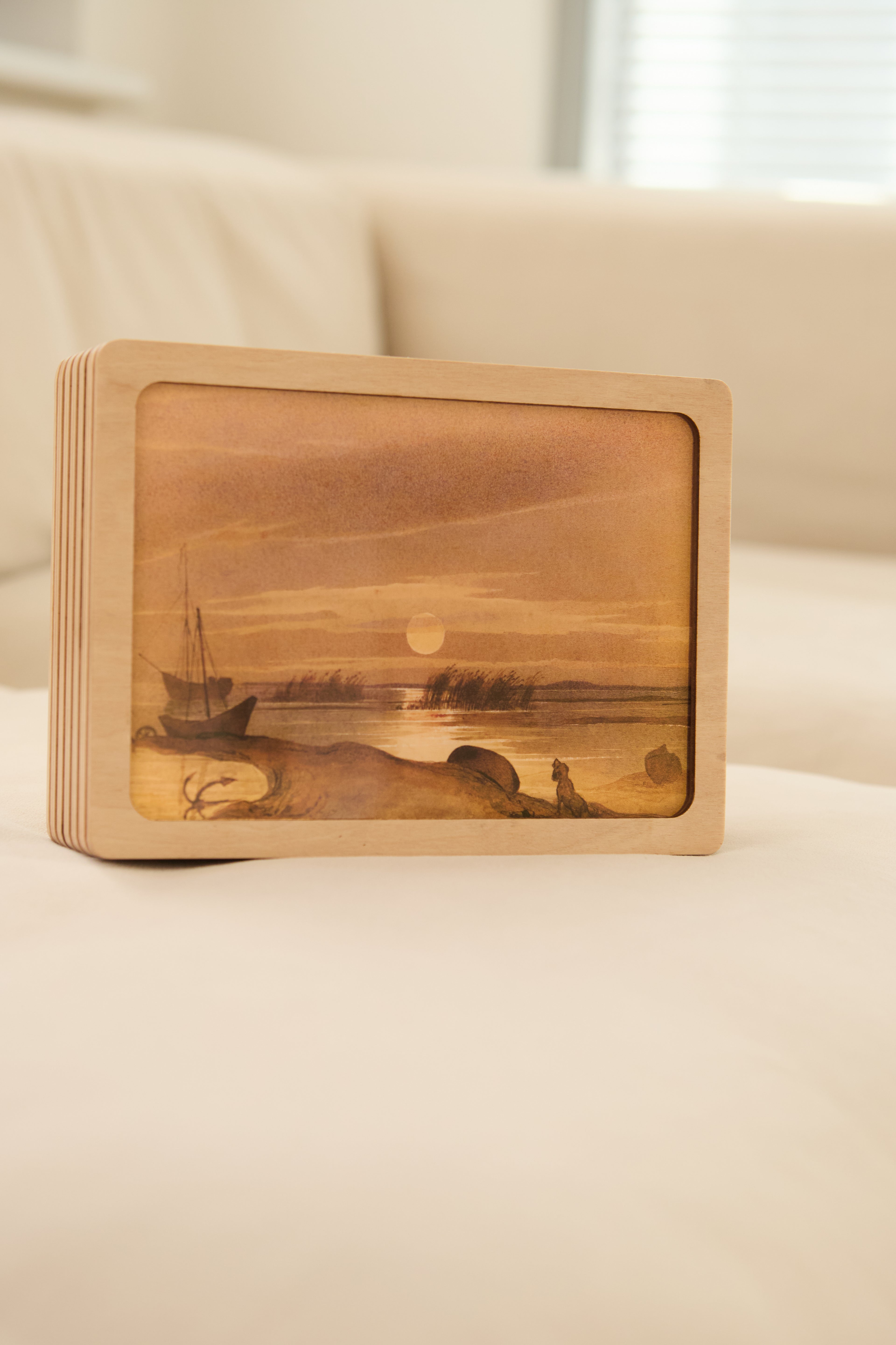 Art Lamp "Moonlit Night in Kosaral. Taras Shevchenko"