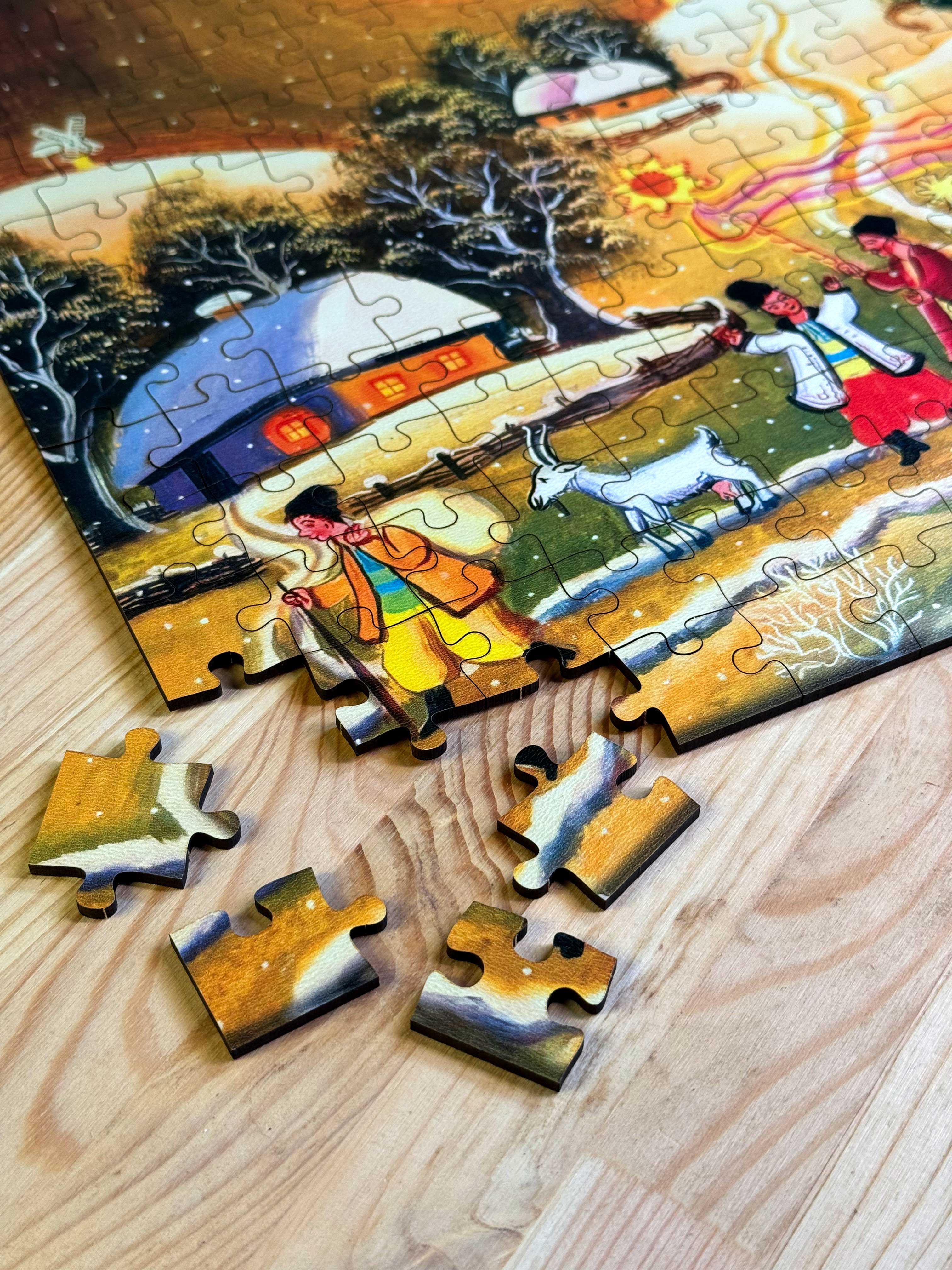 Wooden Puzzle "A New Joy Has Come. Mykhailo Onatsko" 192 pieces