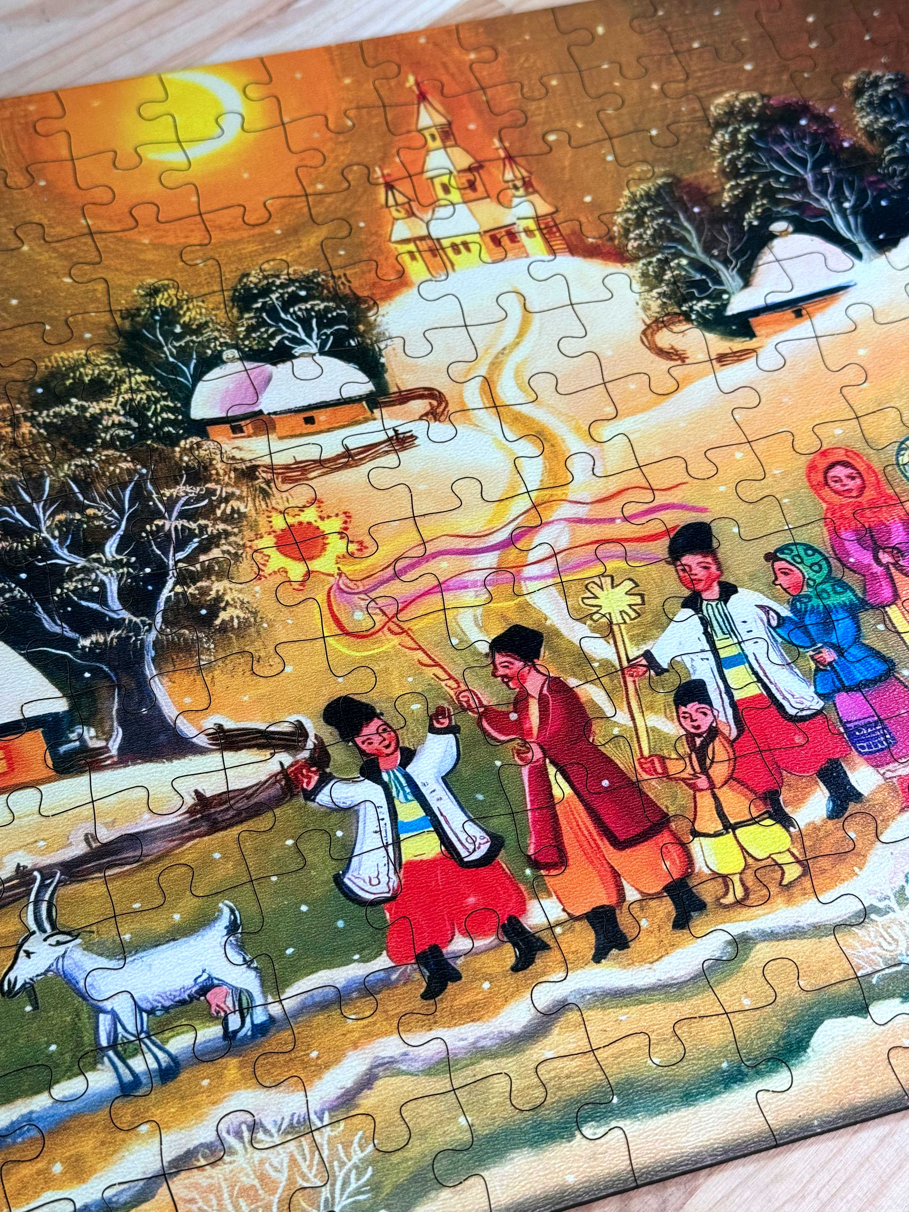 Wooden Puzzle "A New Joy Has Come. Mykhailo Onatsko" 192 pieces