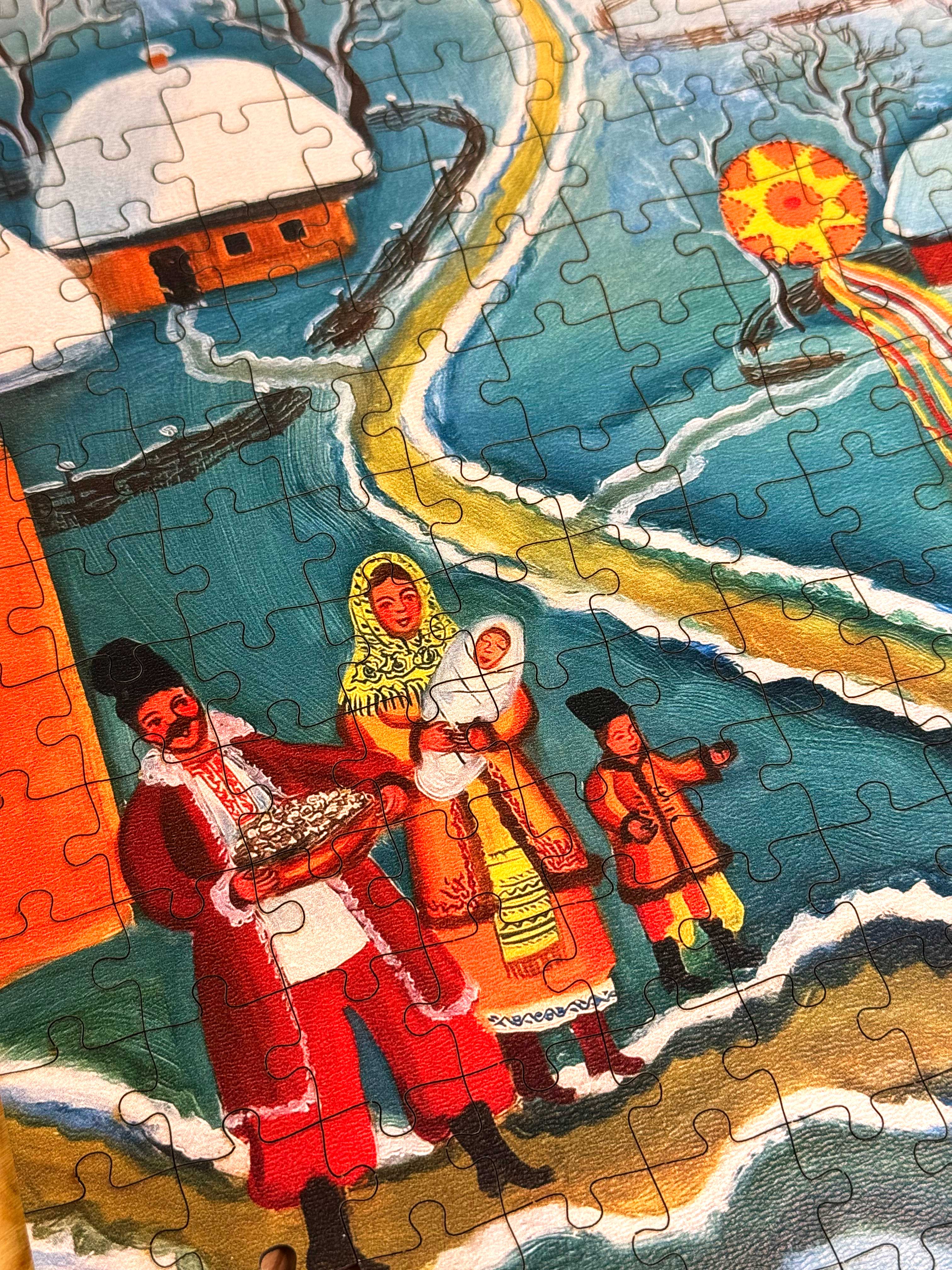 Wooden Puzzle "May you have it in a spoon, a bowl, and in a cradle. Mykhailo Onatsko" 300 pieces