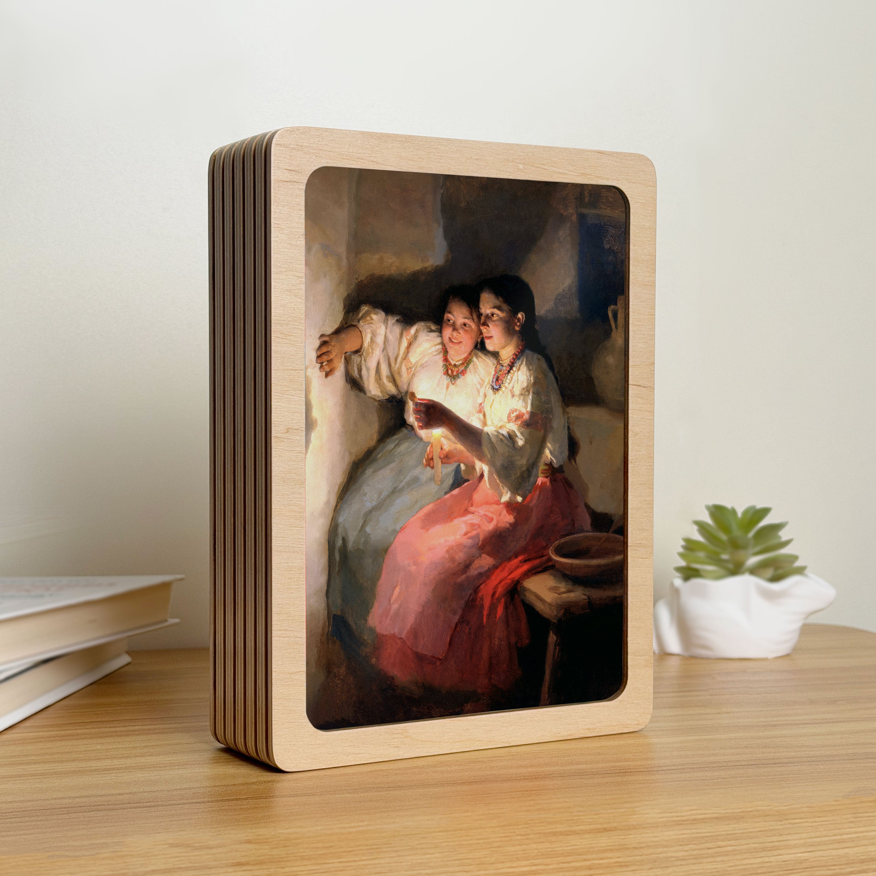 Art Lamp "Christmas Divination. Mykola Pymonenko"