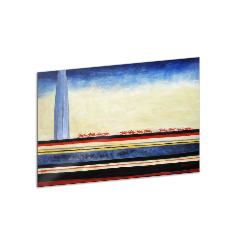 Interchangeable panel for art lamp 