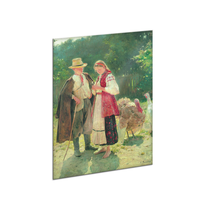 Interchangeable panel for art lamp 