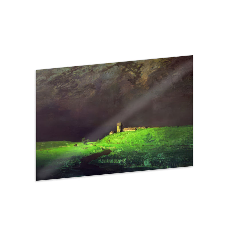 Interchangeable panel for art lamp 