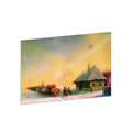 Interchangeable panel for art lamp "Chumaks in Ukraine. Ivan Aivazovsky"