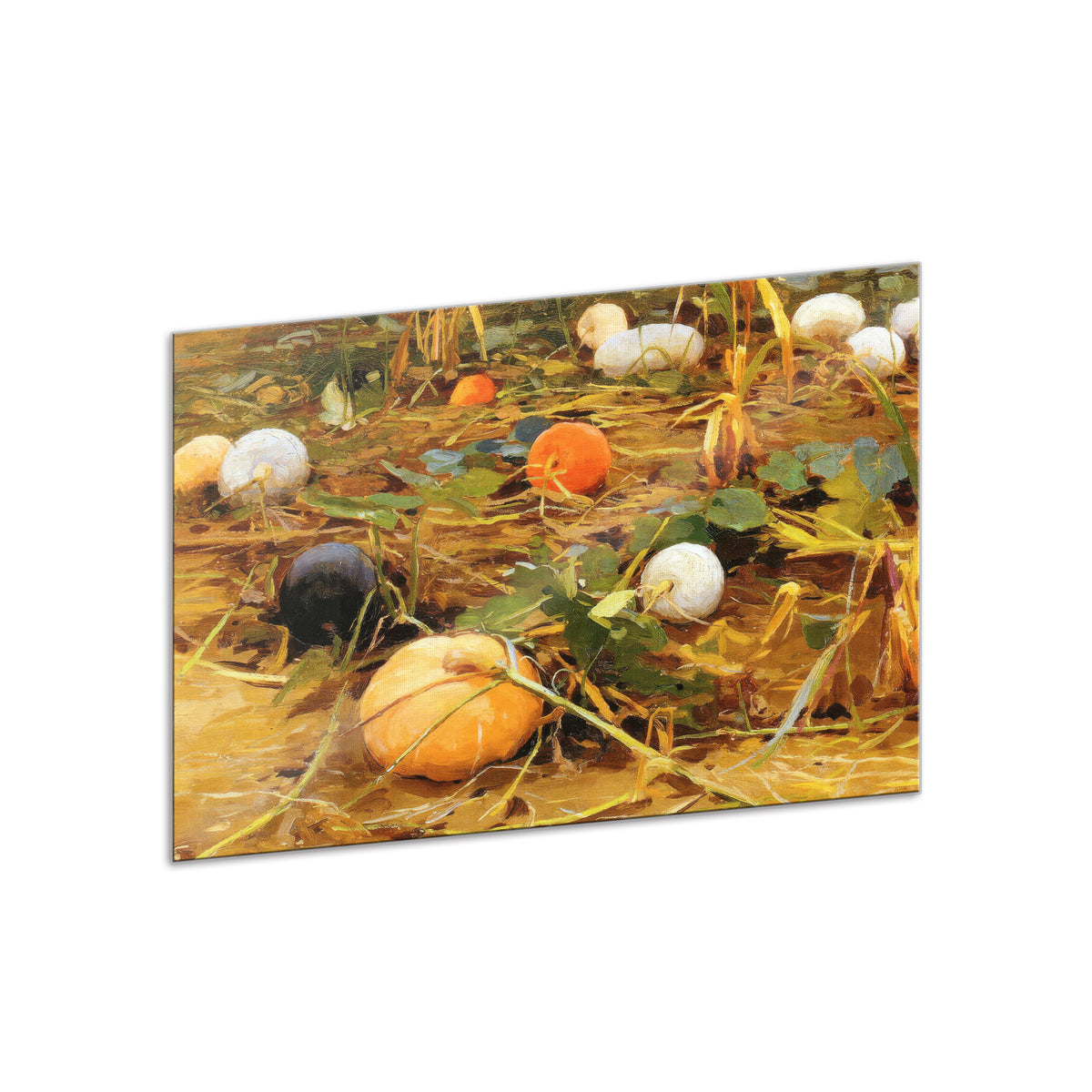 Interchangeable panel for art lamp "Pumpkins by Mykola Pymonenko"