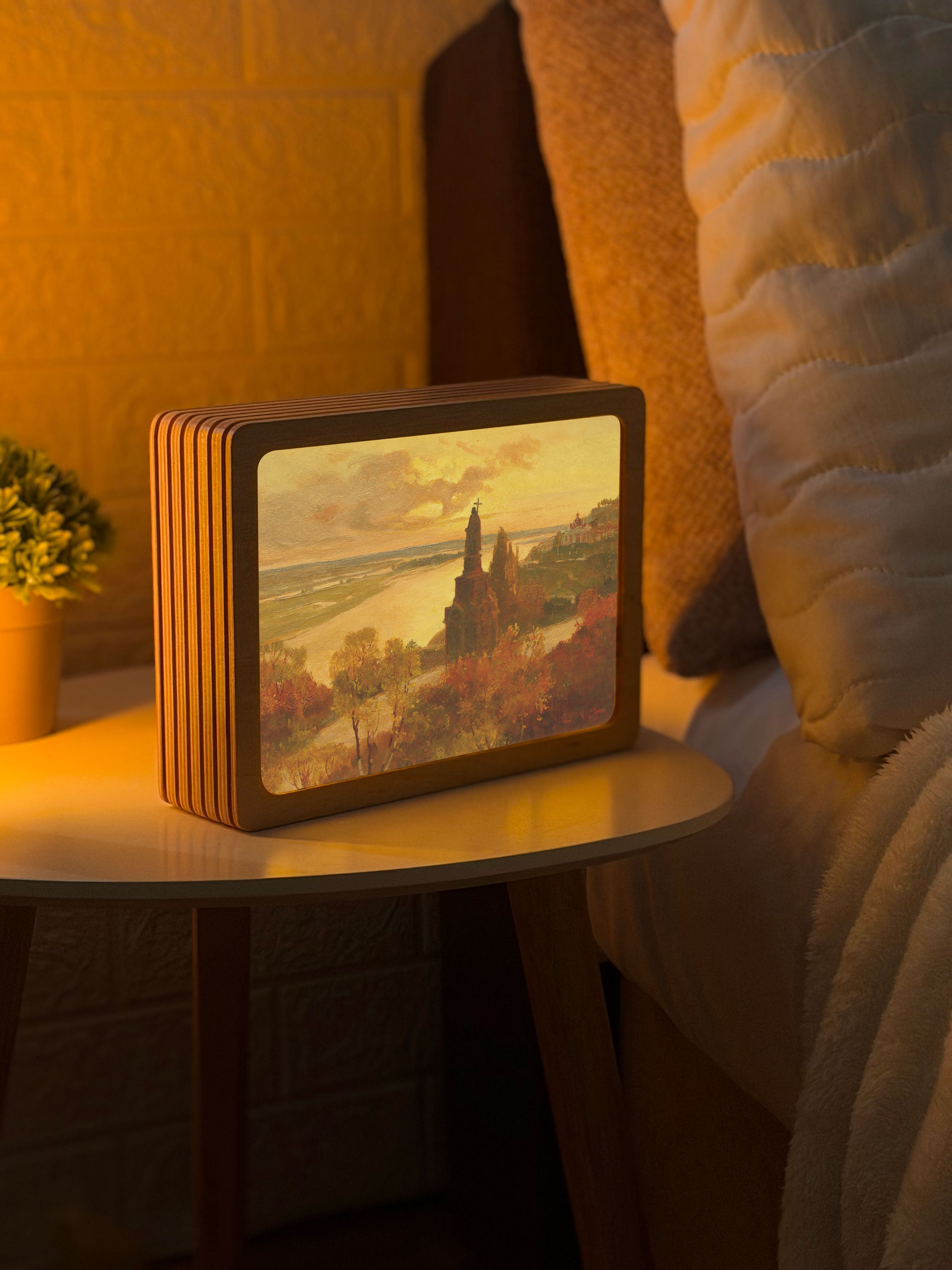 Art lamp "Volodymyr's Hill by Ivan Yizhakevych"