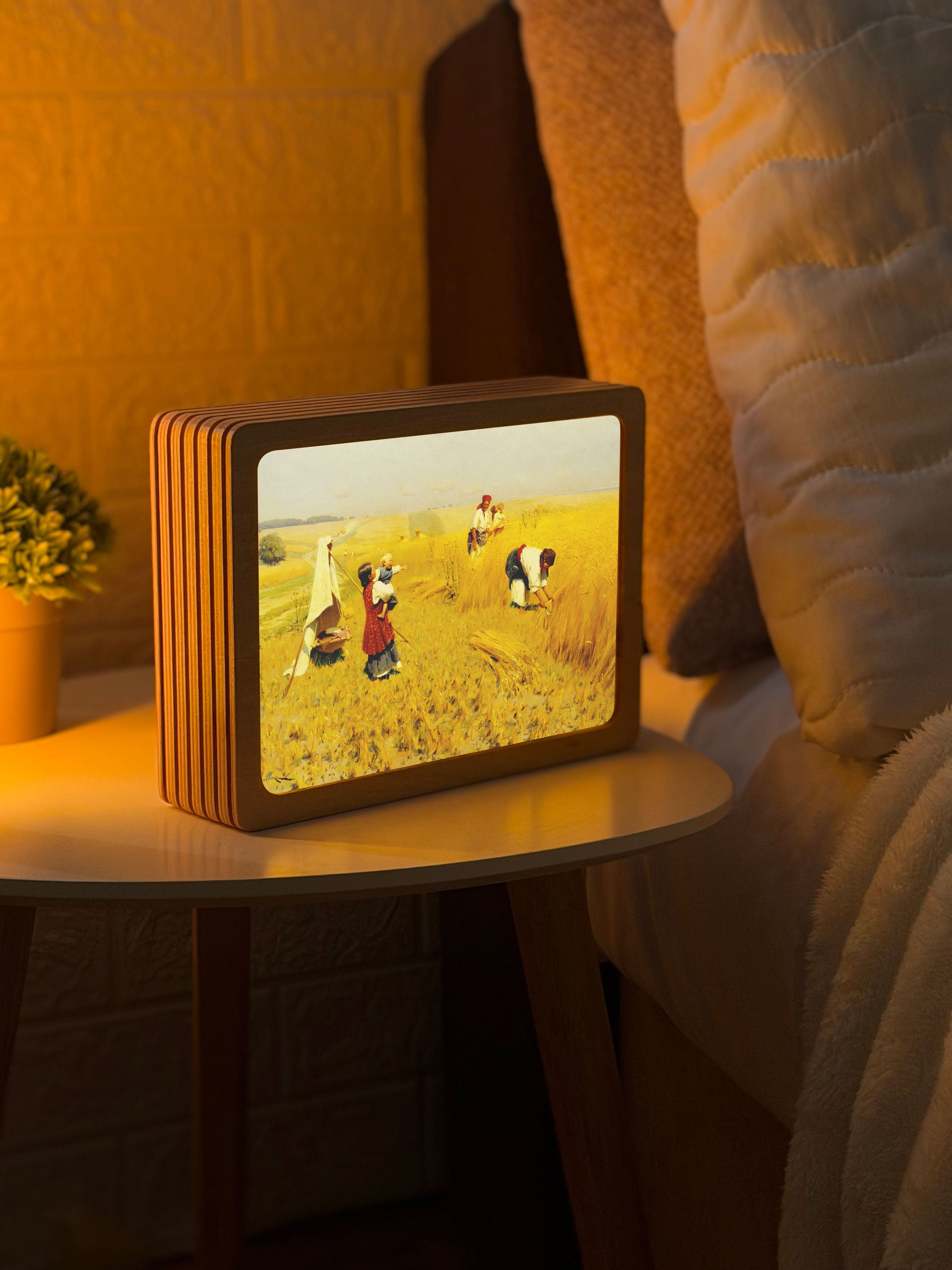 Art Lamp "Harvest in Ukraine. Mykola Pymonenko"