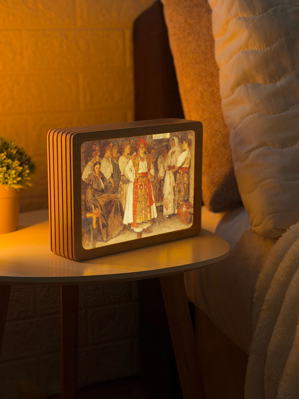 Art Lamp "The Bride. Fedir Krychevsky"