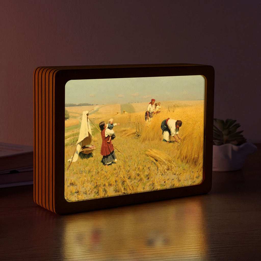 Art Lamp "Harvest in Ukraine. Mykola Pymonenko"
