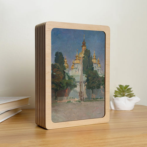 Art lamp "St. Michael's Cathedral in Kyiv by Ivan Trush"
