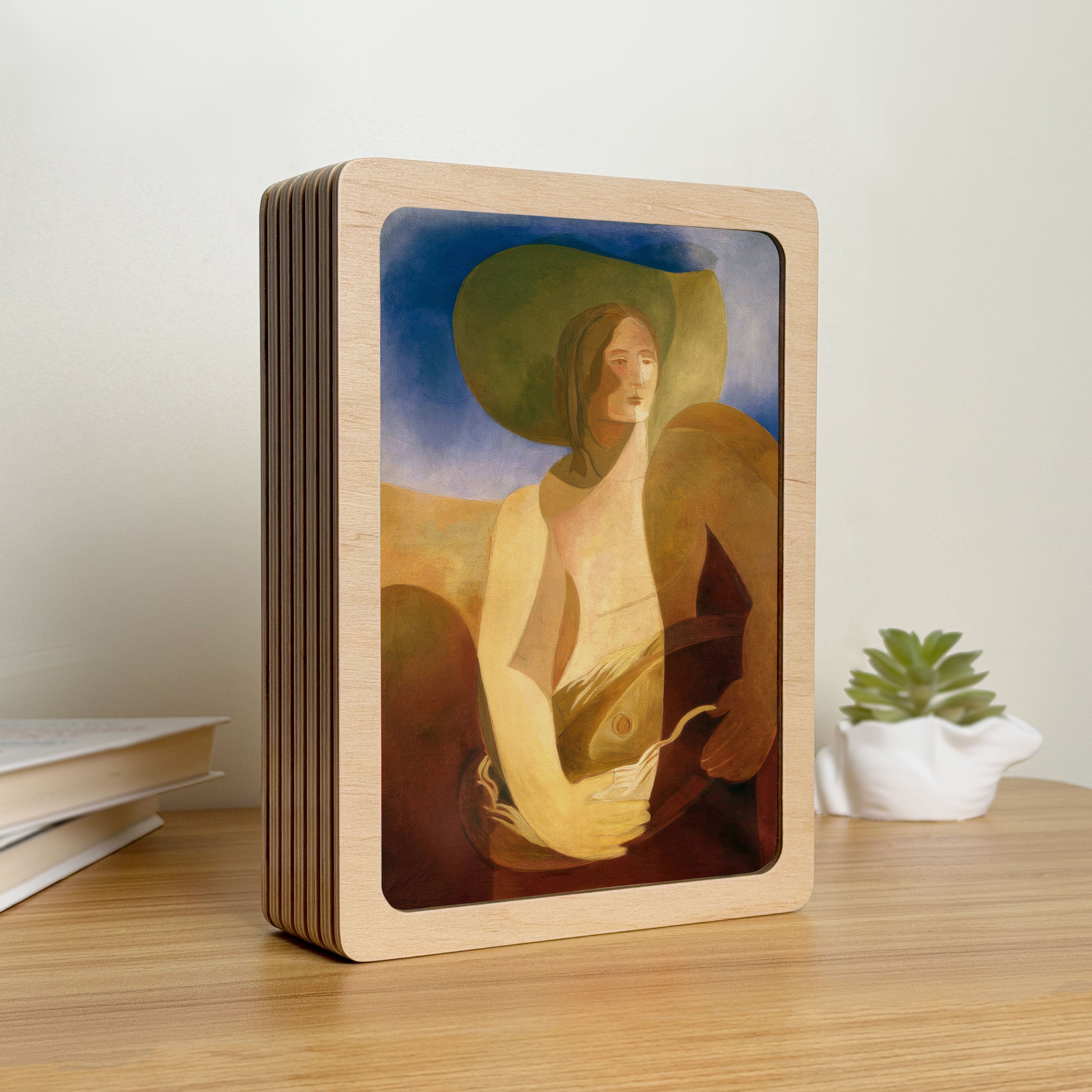 Art Lamp "Woman with Fish. Alexandra Exter"