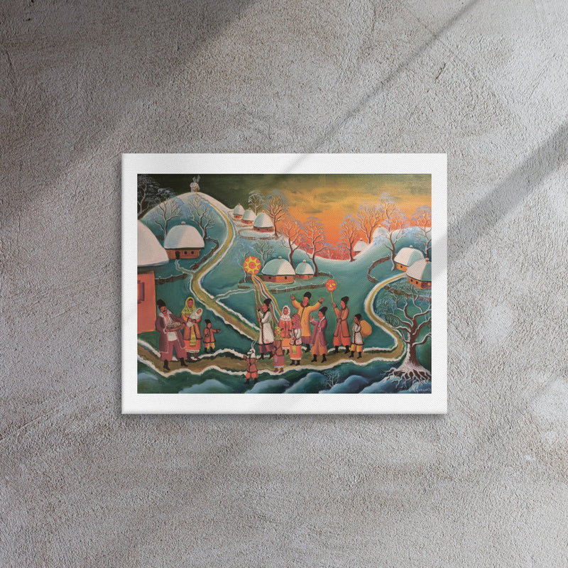 Canvas print - May your Spoon, Bowl and Cradle be full by Mykhailo Onatsko