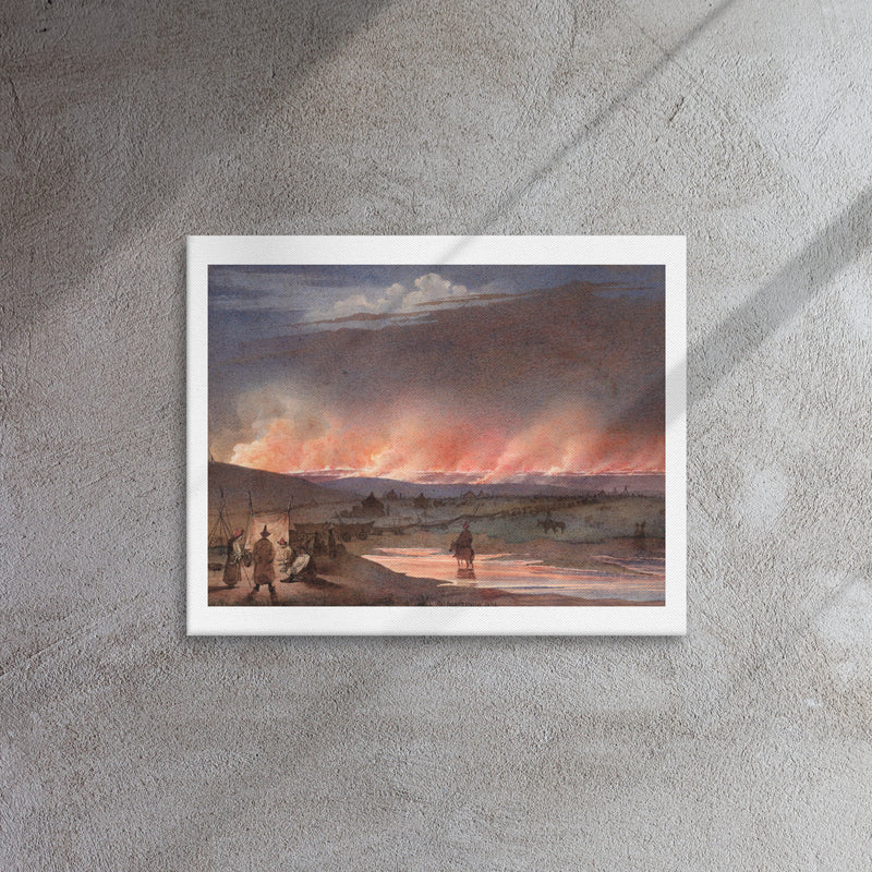 Canvas print - Steppe Fire by Taras Shevchenko